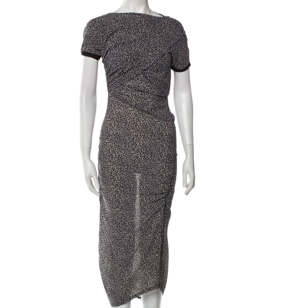 Balenciaga Silk Sheath Dress (Size Medium)